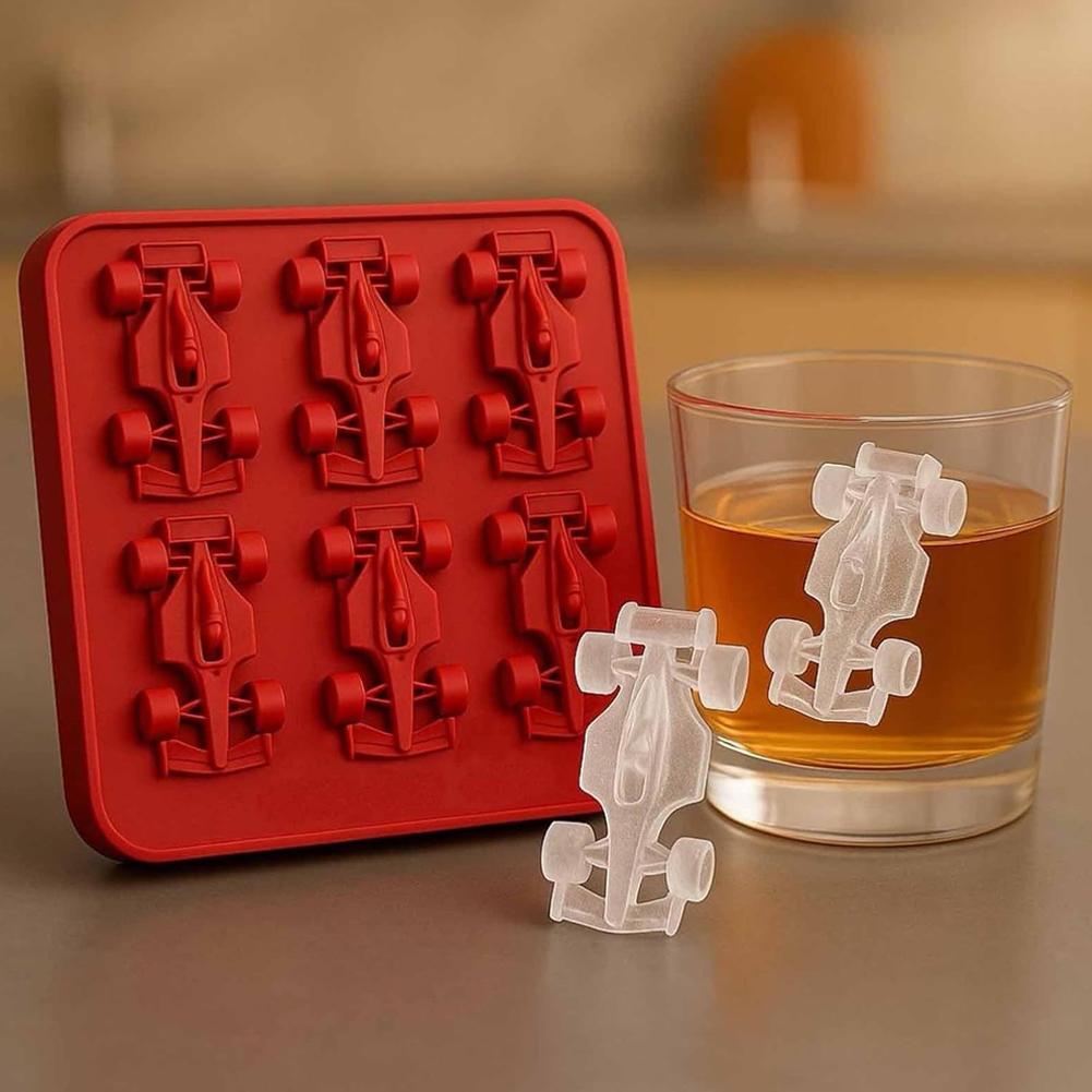 3D Printing With Silicone - صيغة سباق السيارات قالب الثلج F1