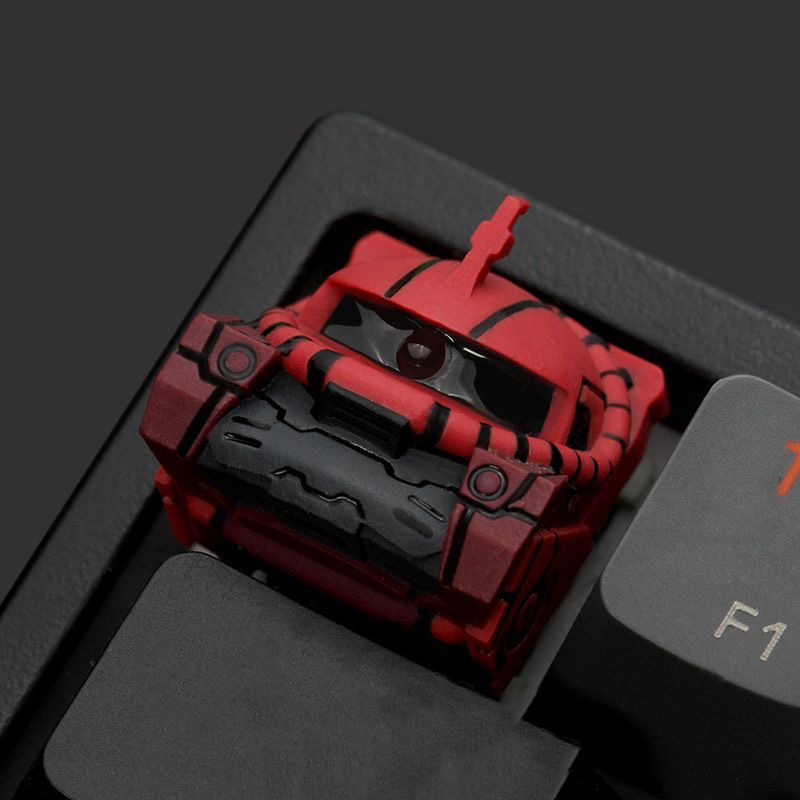 3D Printing Keycaps - خوذة درع ميكانيكية ثلاثية الأبعاد غطاء