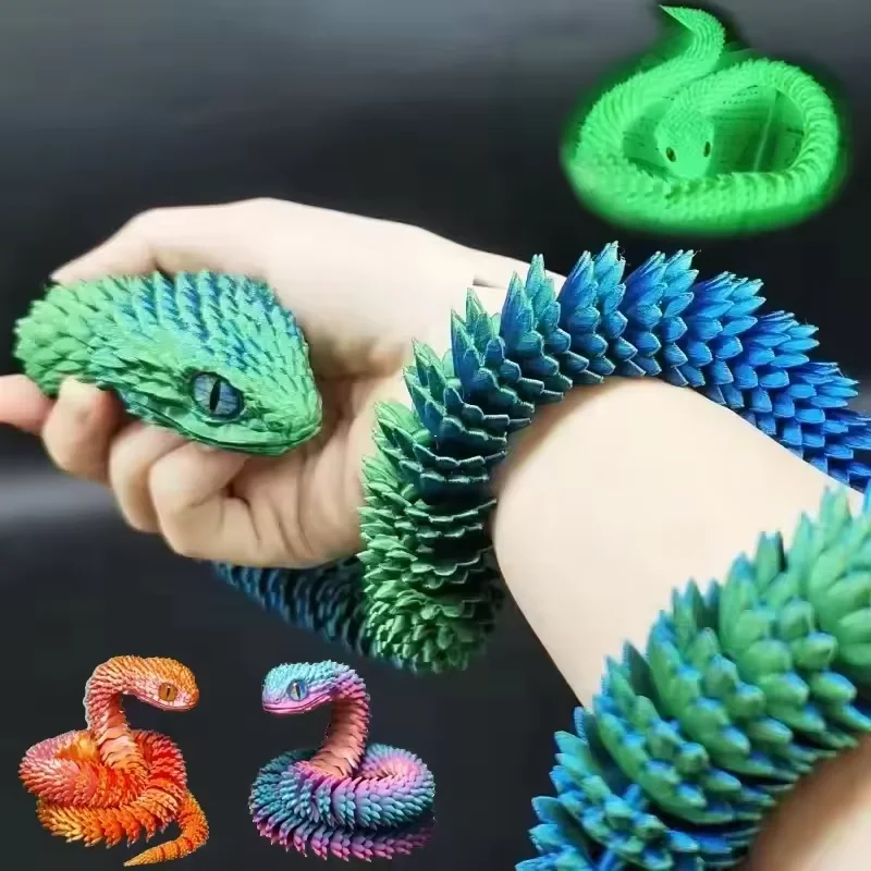 3D Printing Figure - ثلاثية الأبعاد مطبوعة الأفعى المنقولة المشتركة