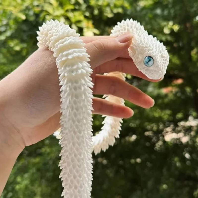 تمثال ثعبان واقعي ثلاثي الأبعا - مراجعة 3D Printing Figure وسعره