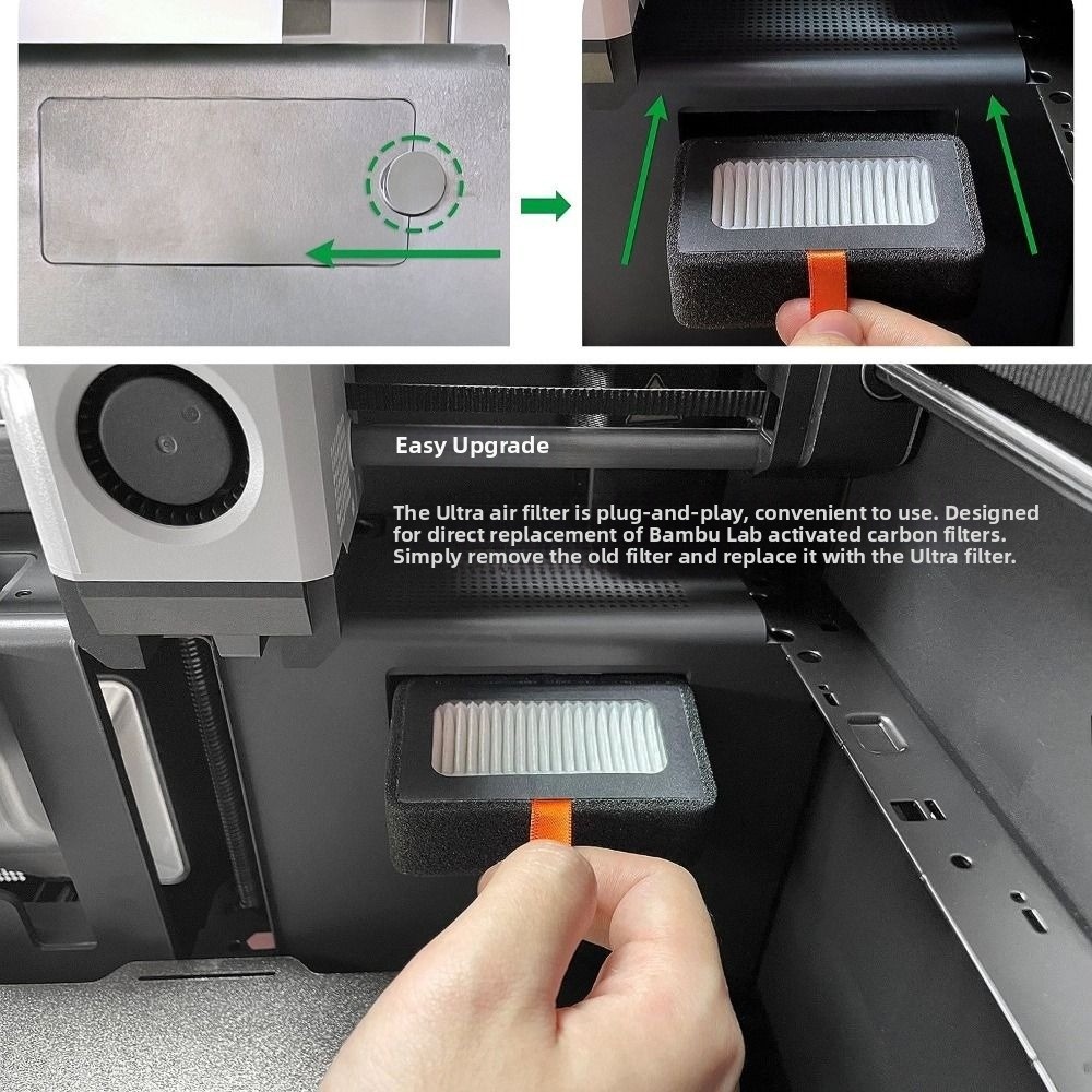 استبدال HEPA 13 + مجموعة الكرب - مراجعة 3D Printing X1 Carbon وسعره
