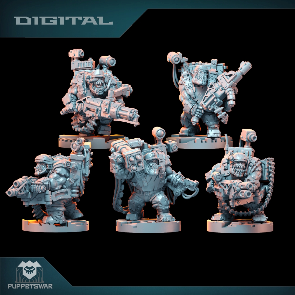 Orc Ultimate Badasses Squad، ش - مراجعة 3D Printing Figure وسعره