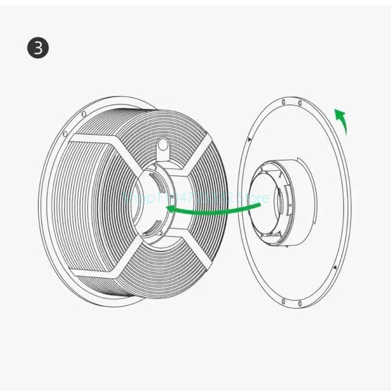 حامل خيوط سوداء بكرة قابلة لإع - مراجعة 3D Printing High Temperature Materials وسعره