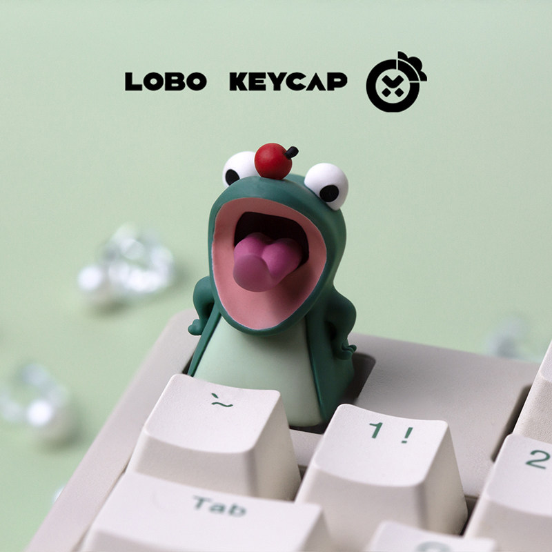 غطاء مفتاح لوبي على شكل سحلية  - مراجعة 3D Printing Keycaps وسعره